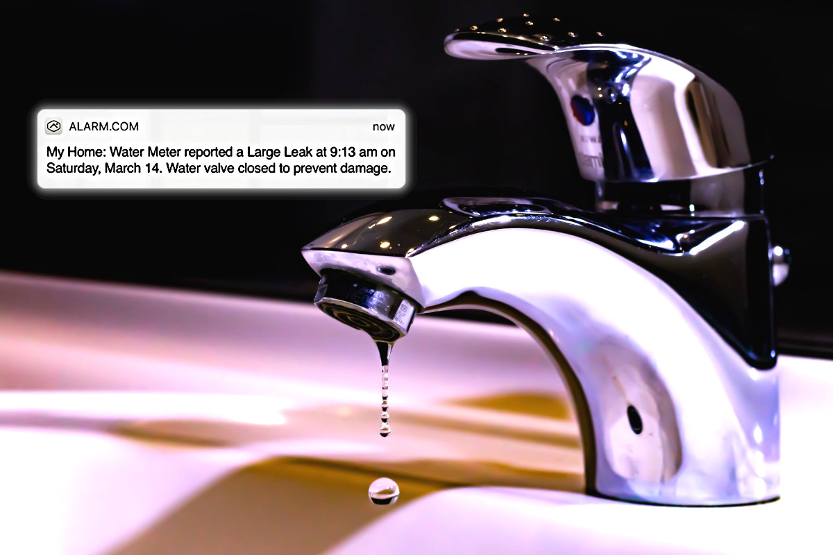 Smart Water Valve Alerts Dripping Faucet 2021