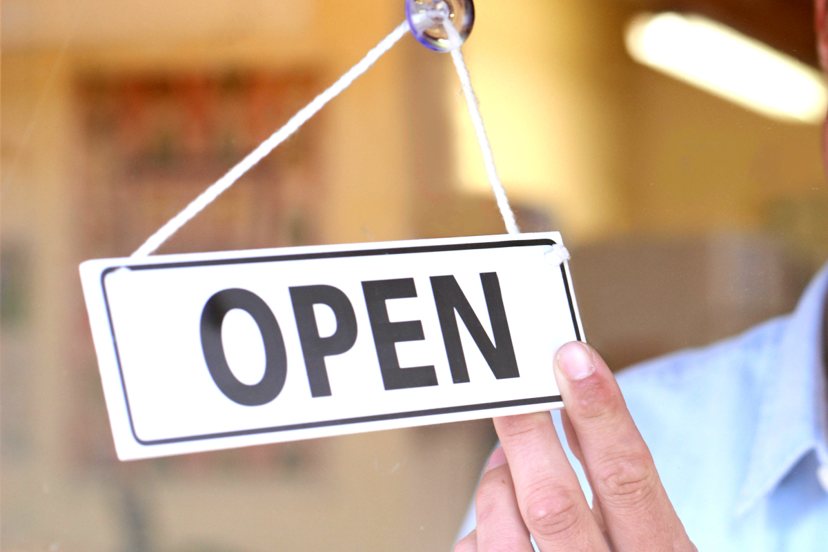 Small Business Security System Kit - Door Open